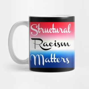 Structural Racism Matters - Institutionalized Racism - Systemic Racism - Back Mug